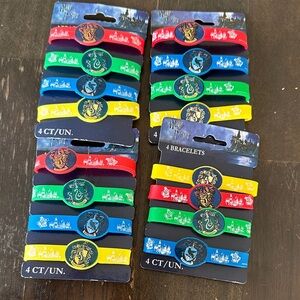 Warner Bros. Harry Potter Hogwarts House Bracelets - set of 16
